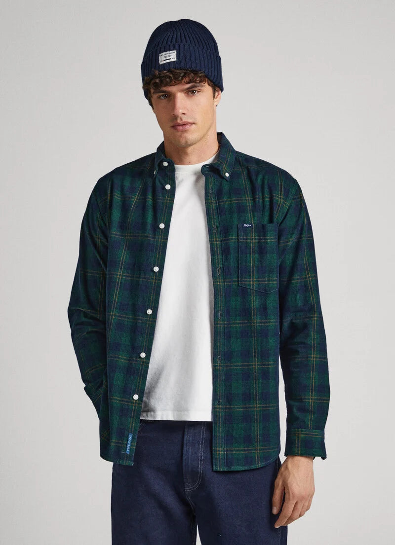 Camisa Pepe Jeans azul - vista frontal