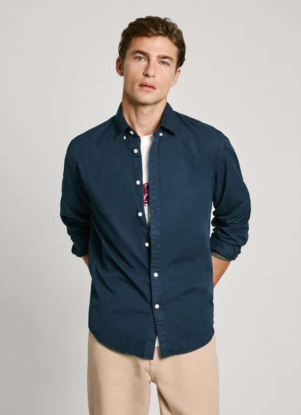 Camisa Pepe Jeans azul - vista frontal