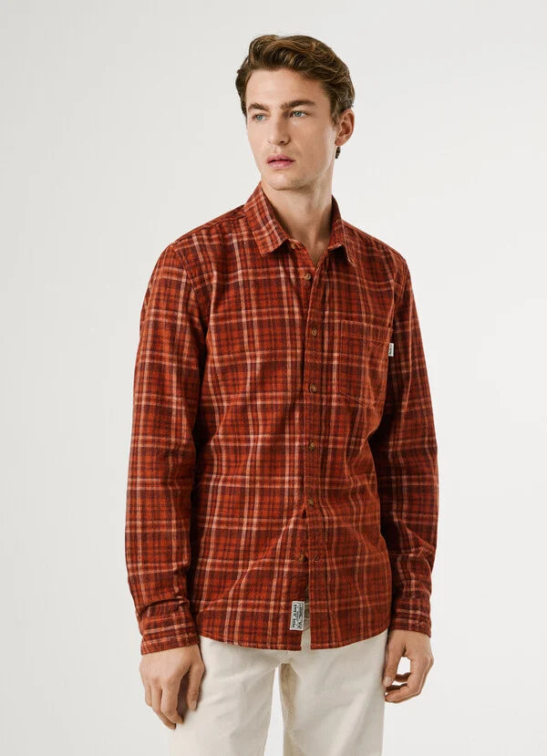 Camisa Bombazine Pepe Jeans vermelho 12 - vista frontal