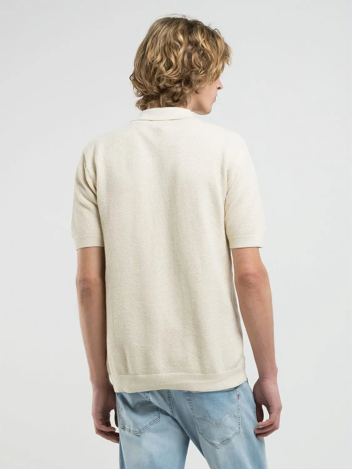 Replay knit polo shirt