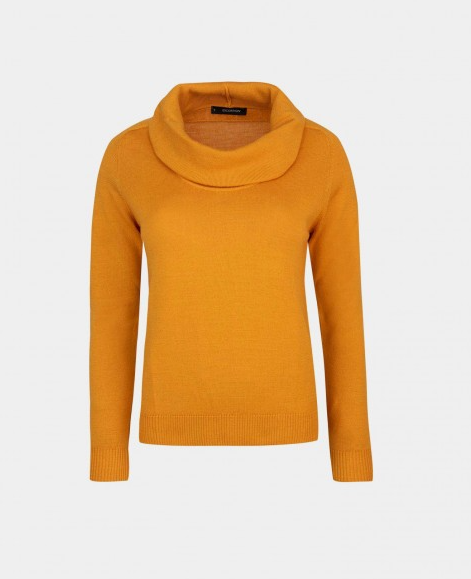 Scorpion knitted turtleneck sweater 