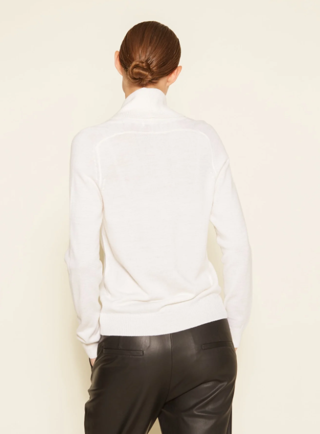 Scorpion knitted turtleneck sweater 