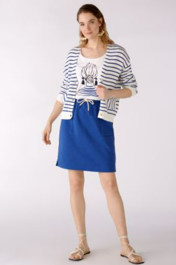 Ouí Striped Knit Jacket 