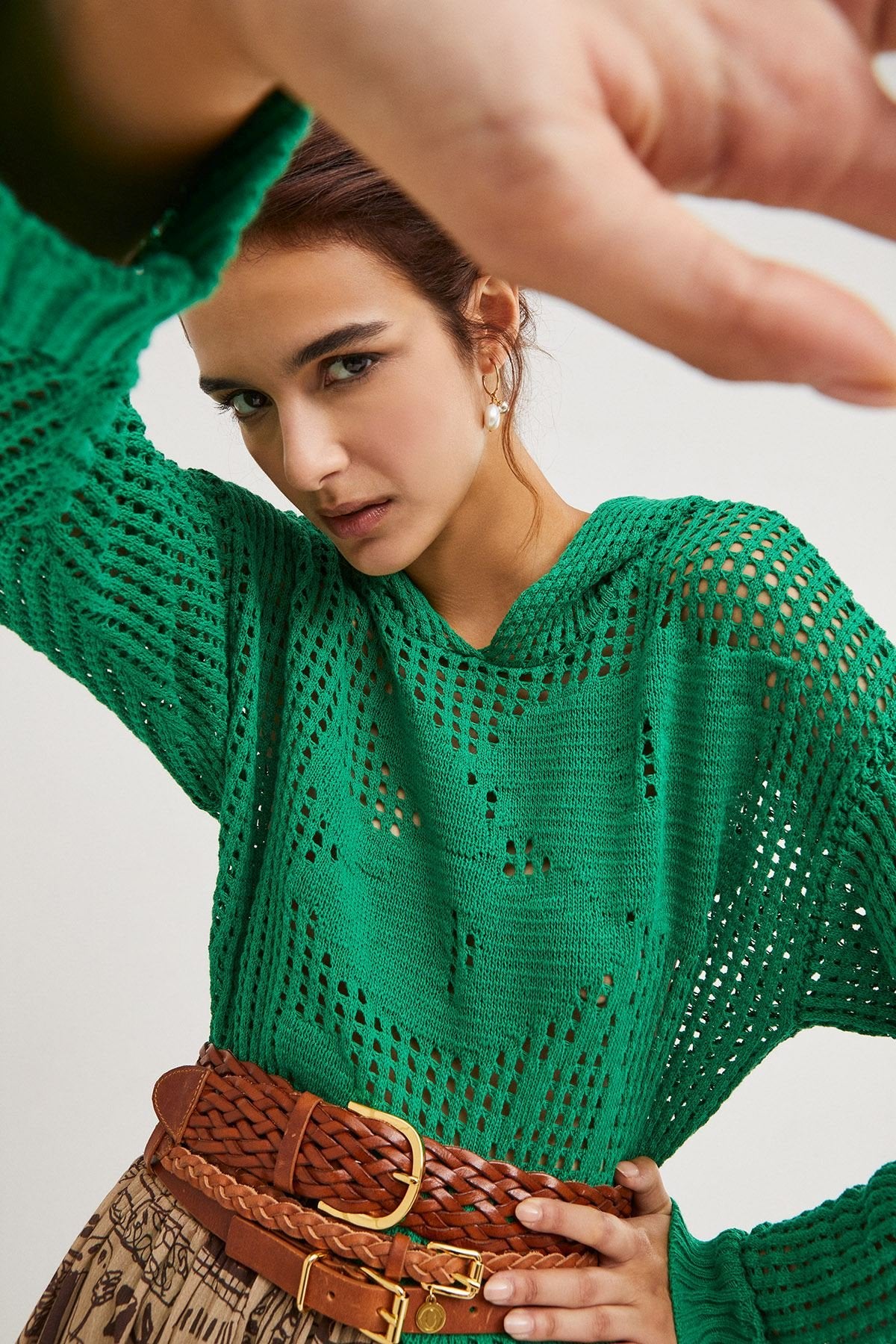 Ottod'Ame Knitted Hood